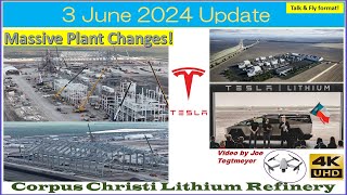 Tesla Corpus Christi Lithium Plant Review amp Discussion 3 June 2024 Construction Update 900 AM [upl. by Llennol461]