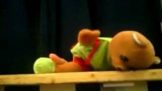 Puppet Shows for Children funny puppet show by 2 children [upl. by Anilet313]