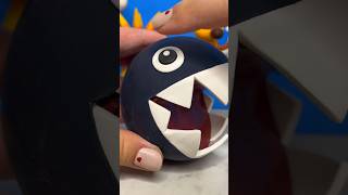 Chain Chomp from Super Mario with Polymer Clay supermario clay [upl. by Kcirderf]