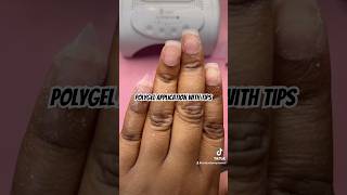 Polygel Application nails explore polygel [upl. by Yme]