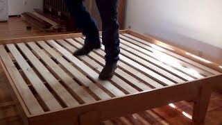 02 How To Build A Bed • Platform Bed Assembly [upl. by Anairam986]