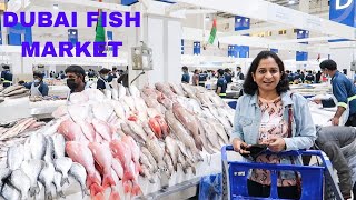 BIGGEST FISH MARKET IN DUBAI  Waterfront Market  Dubai vlog [upl. by Einapets]