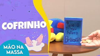 Mão Na Massa  Aprenda a Fazer um Cofrinho  Rede Brasil Kids [upl. by Ardnikal896]