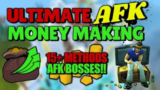 ULTIMATE Runescape 3 AFK Money Making Guide  15 Methods AFK Bosses Low Mid High Level  2022 [upl. by Akselaw]