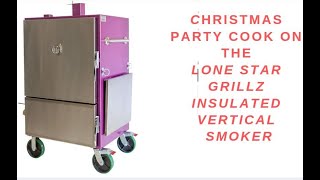 Ribs and chicken on the LONE STAR GRILLZ INSULATED CABINET SMOKER [upl. by Masterson]