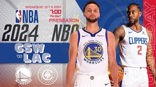 Golden State Warriors vs Los Angeles Clippers  NBA Live Score Update [upl. by Einaj]