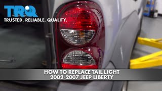 How to Replace Tail Light 20022007 Jeep Liberty [upl. by Elmo]