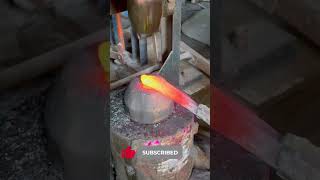 Indian Blacksmith Making Bill Hook Lohaar Making Koyta Black Smithy Workshop [upl. by Eilyah]