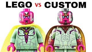 LEGO AVENGERS INFINITY WAR  Official Minifigs vs Customs  EP5 [upl. by Naves]