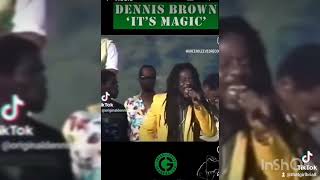 Dennis Brown Love is magic Must Watch 🇯🇲🔥❤️😊 [upl. by Yllut402]