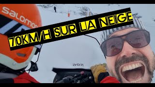 test motoneige loutil parfait des secouristes de Val D Isère [upl. by Darrin]