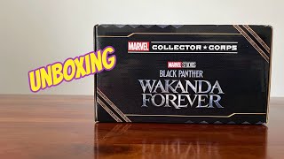 Unboxing Marvel Collector Corps Infinity War [upl. by Ruprecht670]