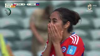 Chile 12 Haití  Repechaje Mundial Femenino 2023  Goles y minutos finales  CHV Deportes  60fps [upl. by Ahasuerus]