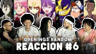 Reaccionando a Openings RANDOM  PARTE 6 [upl. by Lambard547]