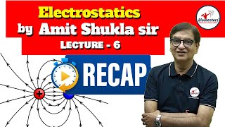 Recap of Electrostatic L  6 l important MCQs l Amit Shukla Sir [upl. by Einaffit]