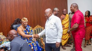 NII TEIKO TSURU II WELCOMES AKUFFO ADDO AND SOME GA NPP ELITES TO THE GA TRADITIONAL COUNCIL [upl. by Yejus257]