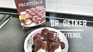 Dr Oetker Profiterol tatlısını denedim  Kutusundan Çıkanlar  Püf noktalarıyla profiterol yapımı [upl. by Sivi]