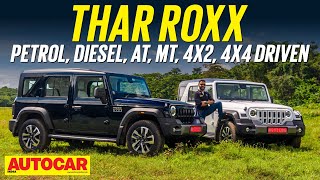 Mahindra Thar Roxx review  One SUV to rule them all  First Drive  Autocar India [upl. by Stier]