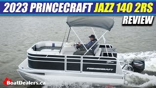 2023 Princecraft Jazz 140 2RS pontoon boatreview [upl. by Lindbom613]