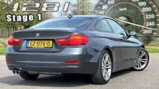 BMW 4 Series Coupe 428i F32  REVIEW on AUTOBAHN [upl. by Markland]