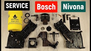 Repair and maintenance of the brew unit of the BOSCH NIVONA coffee machine Service coffee machine [upl. by Naresh]