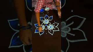 Simple Rangoli Design for 5×3 Dots [upl. by Garrek916]