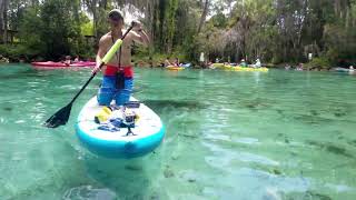 The Three Sister Springs Access Point at the Hunter Springs Park Crystal River Florida [upl. by Mollie]