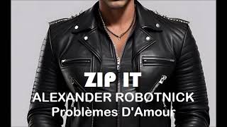 Zip It Alexander Robotnick  Problèmes DAmour Instrumental Karaoke [upl. by Tanitansy]