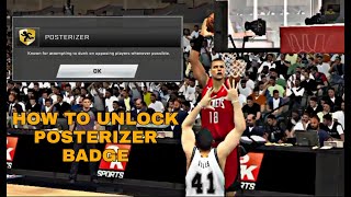 HOW TO UNLOCKED THE POSTERIZER BADGE IN NBA2K20 MOBILE 🔥🔥 [upl. by Ailima561]