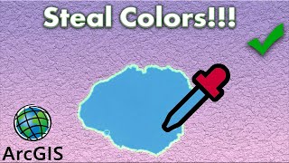 Stealing Colors Change Colors with the Eyedropper Tool  ArcGIS Pro [upl. by Maidy910]