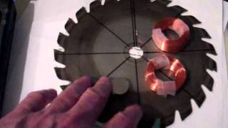 Small 6 coil 8 magnet 3 phase axial flux alternator project Part 1 mp4 [upl. by Gary]