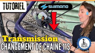 Comment CHANGER UNE CHAINE 11V facilement sur un VÉLO CARBONE [upl. by Boycie]