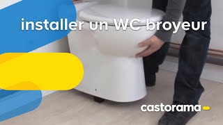 Installer un WC broyeur Castorama [upl. by Wayolle]