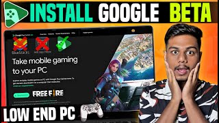 How To Download Free Fire in Google Play Beta Games  Google Play Games Beta Pc Free Fire [upl. by Cired]