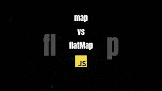 Map vs FlatMap in JavaScript javascript coding programming [upl. by Dowling]