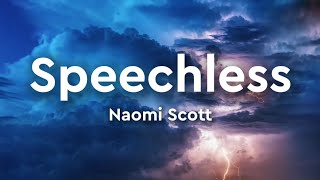 Naomi Scott  Speechless Lyrics [upl. by Anivram863]