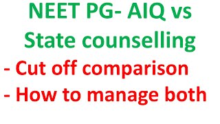 NEET PG 2024 counselling result NEET PG 2024 counselling schedule NEET PG 2024 expected cut off [upl. by Feliks]