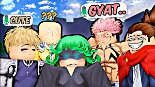 Girl Voice Trolling as TATSUMAKI in The Strongest Battlegrounds  hilarious 😂 [upl. by Yekcir91]