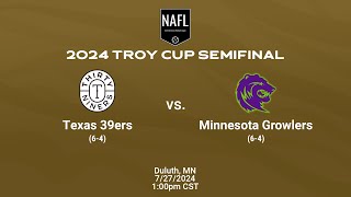 SEMIFINAL Texas 39ers vs Minnesota Growlers [upl. by Peddada]