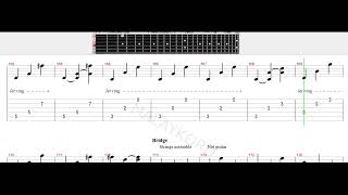 Amir Jahari  Hasrat Guitar Tab Tutorial [upl. by Barnebas]