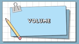 Quick Revision Volume [upl. by Hodges]