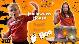 🚫Enter if you dare👻Spooky Trick House👻Kids Play Halloween Sweet Hunt🍬🍬 [upl. by Haida]