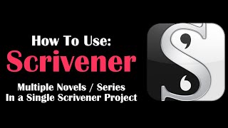 How to  Use Scrivener for Multiple Novels in a Single Project  ScrivenerWriting Author Tools [upl. by Zertnom]