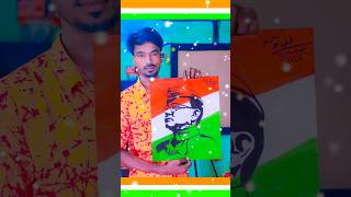 Netaji 🙏Subhash🇮🇳 Chandra Bose drawing video youtubeshorts shorts [upl. by Wentworth]