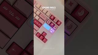 💘QK80 MK2 pink keyboard build [upl. by Vilma]