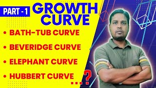 1 Growth Curves for UGC NET Exam  Bath Tub Curve Elephant Curve Beveridge Curve Hubbert Curve [upl. by Ayikan]