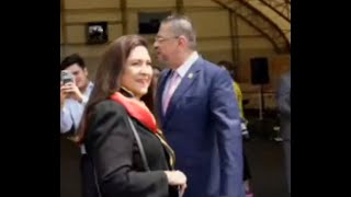 Presidente de Costa Rica en un acto de entrega para reforzar la lucha contra el narcotráfico [upl. by Zia]