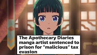 Apothecary Diaries Manga Artist Suspended and Faces Prison  Will Season 2 be Cancelled [upl. by Molahs]