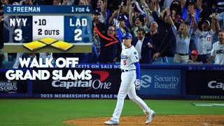 INSANE Walk Off Grand Slams  MLB [upl. by Laira]