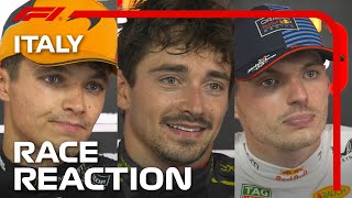 Drivers Reaction After the Race  2024 Italian Grand Prix [upl. by Ellennej16]